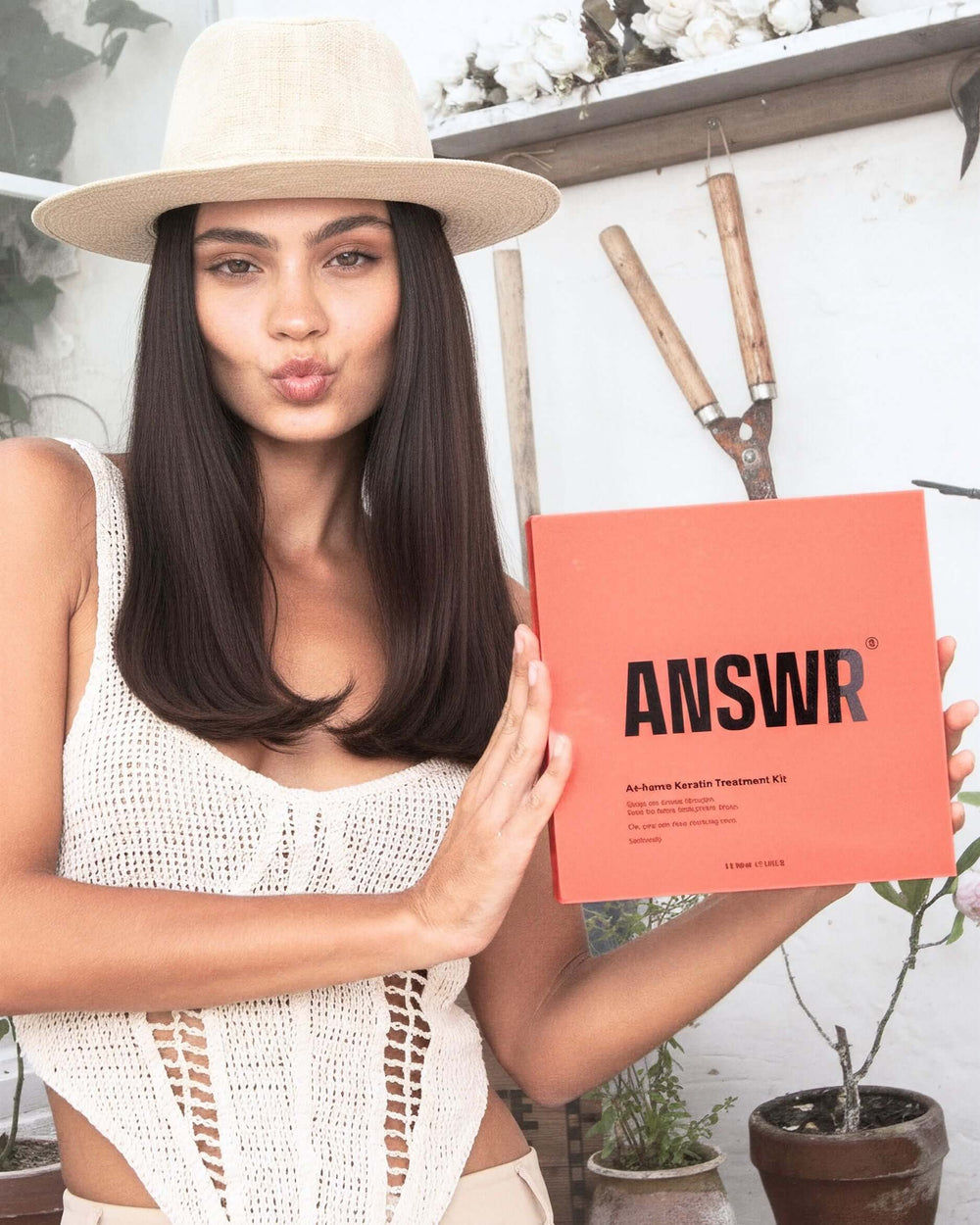 At-home keratin treatment kit